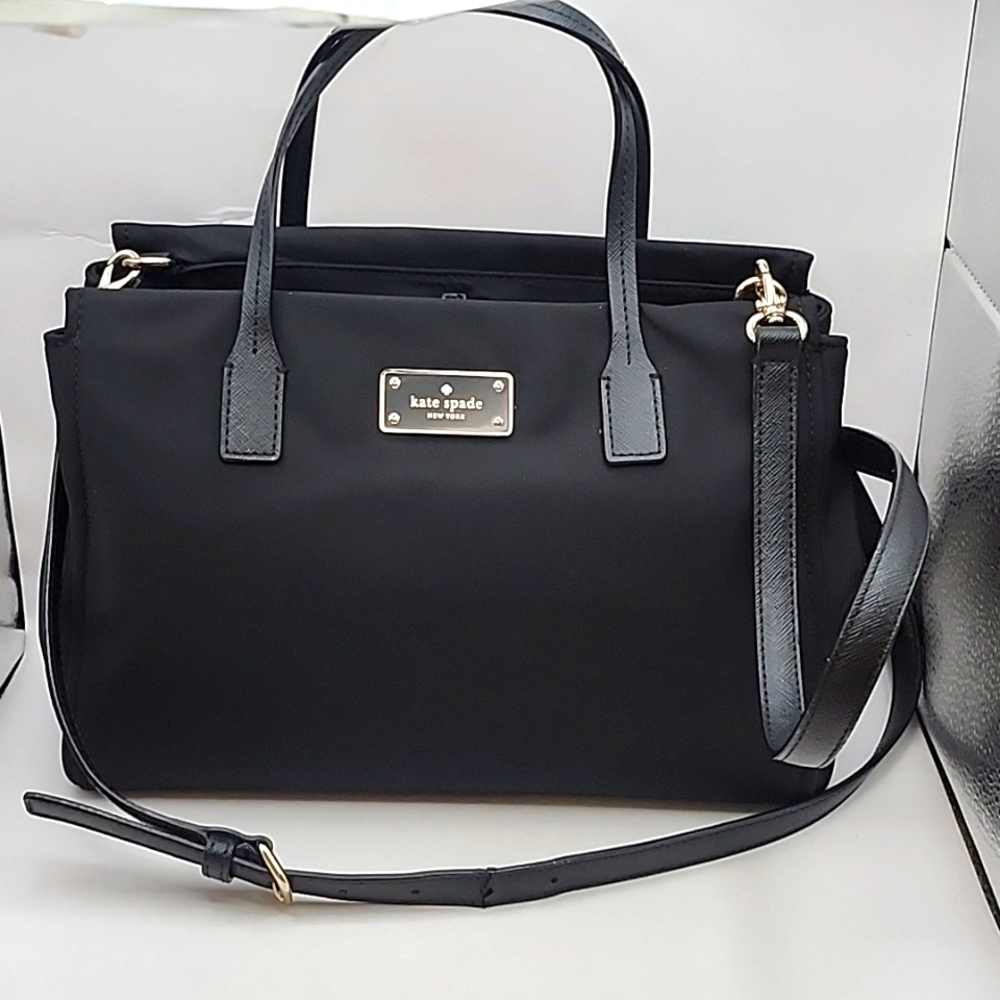 Kate Spade Nylon Shoulder Bag Black